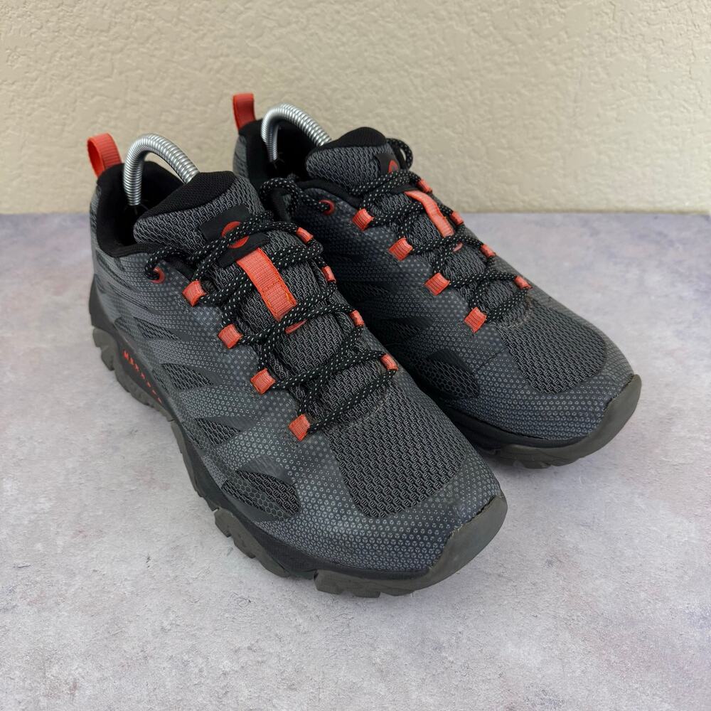 Merrell Moab Edge 2 Men's 8.5W Wide Trail Hiking Shoes Monument Gray J06113W